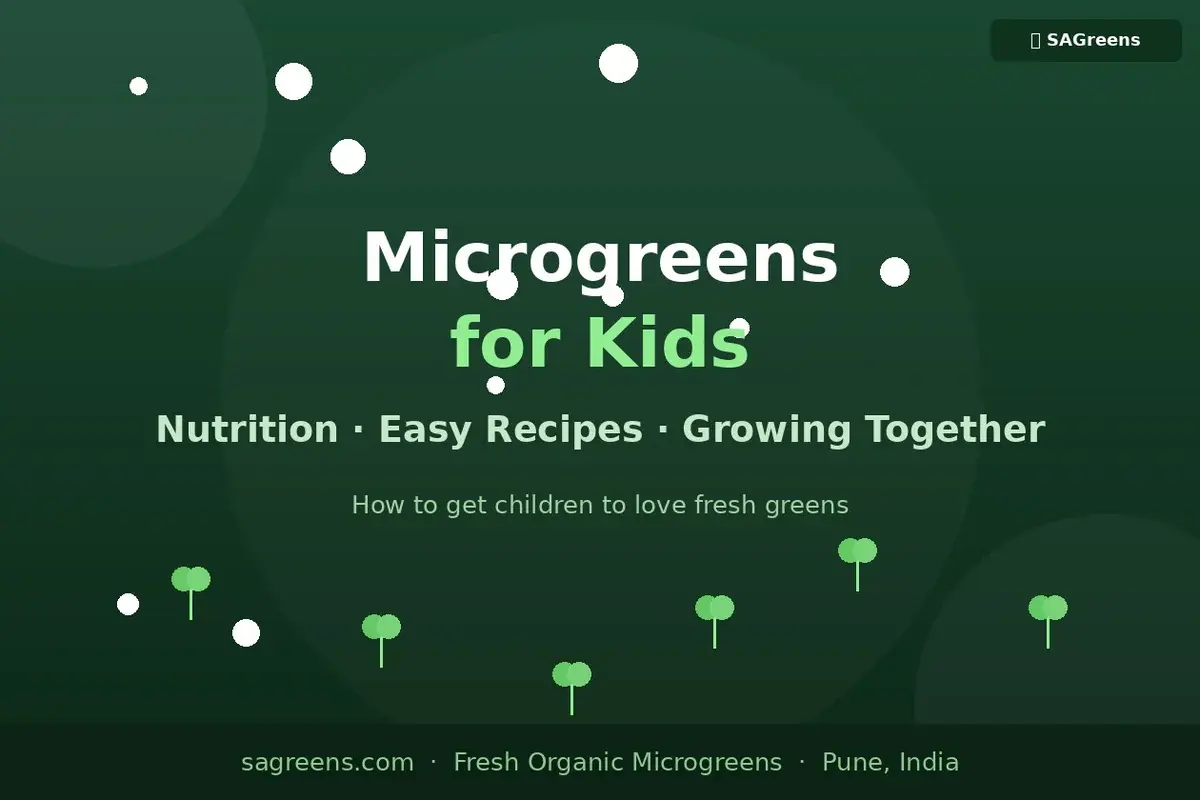Microgreens for kids – safe varieties, nutrition facts, 10 Indian recipes for children, and how to grow microgreens together as a family