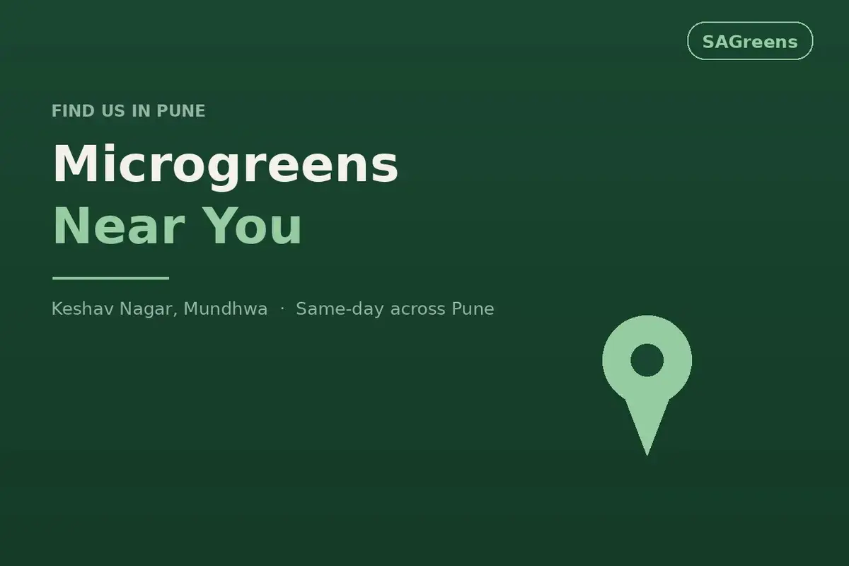 Microgreens near me in Pune – where to buy and grow fresh organic microgreens in Pune with same-day delivery to all areas by SAGreens