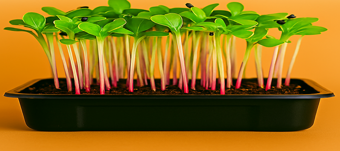 Fresh organic Green Pak Choi Microgreens - buy microgreens online Pune | SAGreens