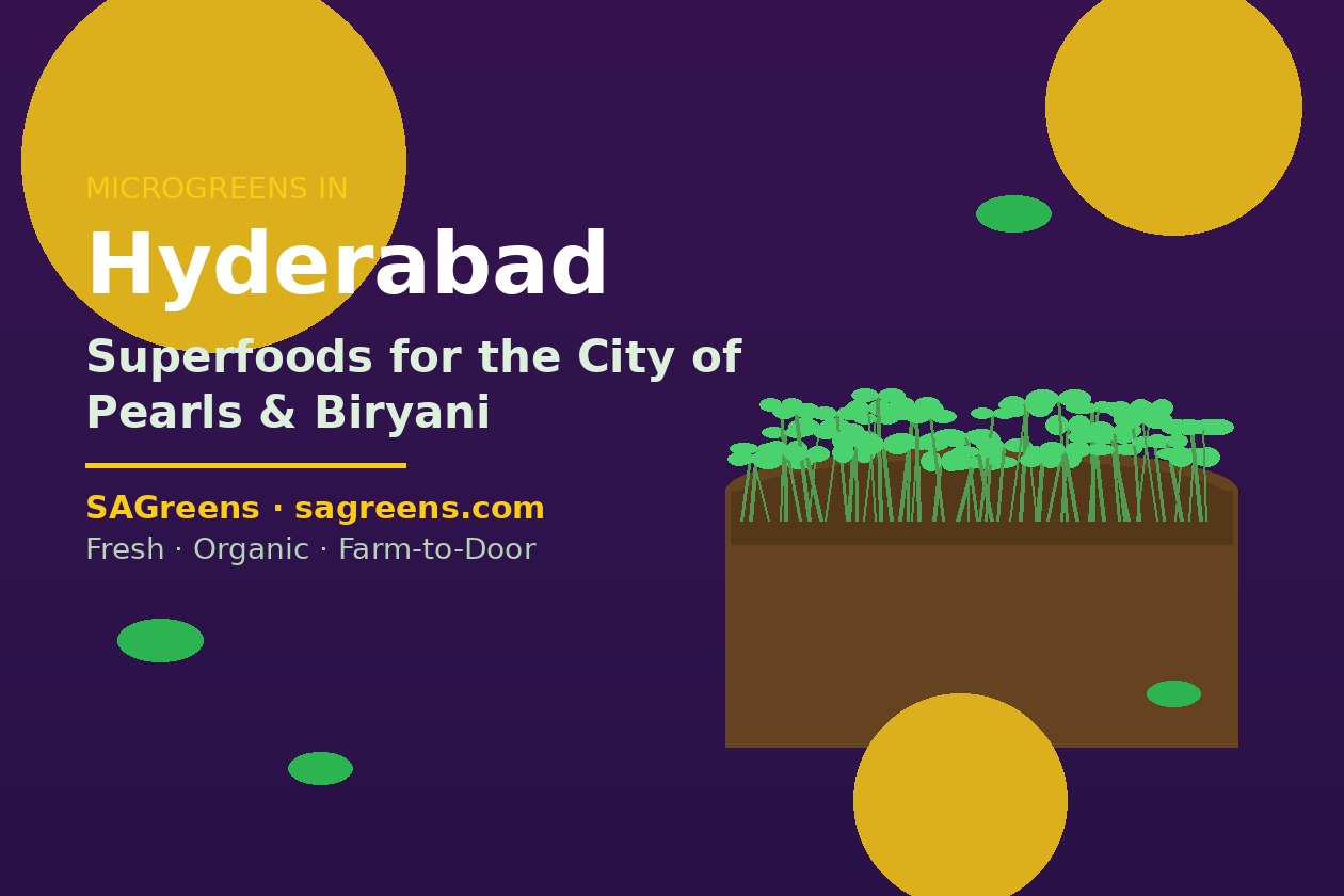 Microgreens in Hyderabad: Fresh Superfoods for the City of Pearls & Biryani | Fresh microgreens blog | SAGreens